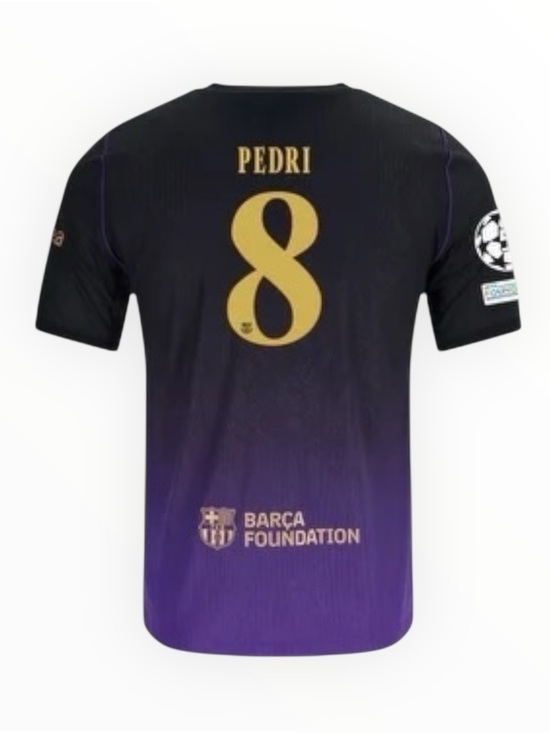 Nike Other - Pedri # 8 Barcelona Kobe Soccer Jersey Purple Black 💯FAST SHIPPING NWT